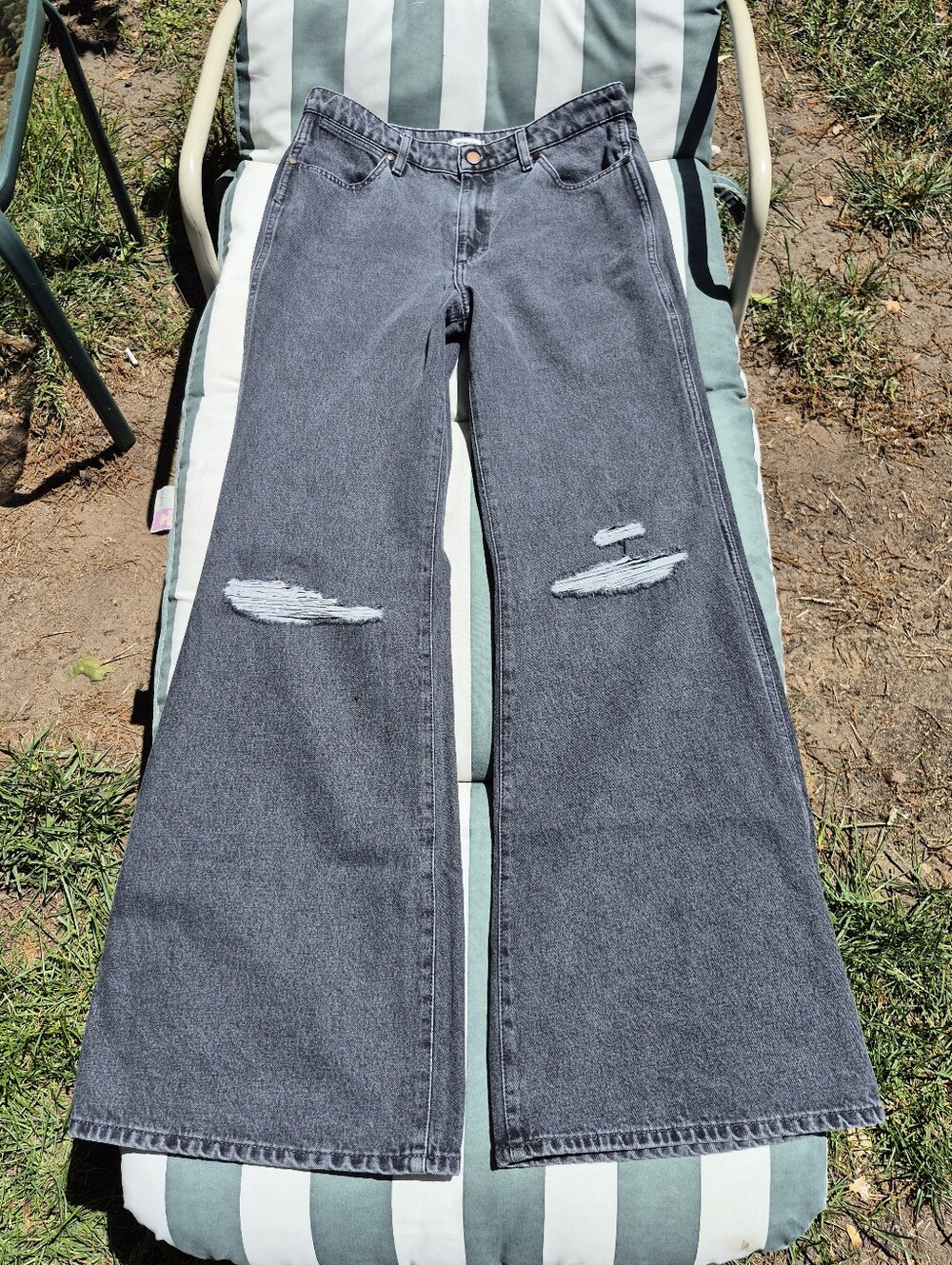 Wrangler Women's Heart Patch Wanderer Flare Jeans 29/34